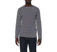 Armor Lux Marinière col Bateau en Coton épais