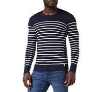 Armor Lux, Marinière "Port-Louis" Héritage ,Top à manches longues Homme, Multicolore (600 Navire/Blanc 600) , Small (Taille fabricant: S)