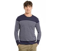 Armor Lux, Marinière "Port-Louis" Héritage ,Top à manches longues Homme, Multicolore (600 Navire/Blanc 600) , X-Large (Taille fabricant: XL)