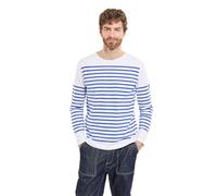 Armor Lux Homme Marinière "Arsenal" Homme T shirt, Blanc/Etoile, L EU