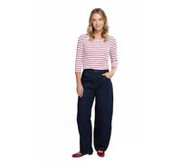 Armor Lux, Marinière "Cap Coz" Femme, Multicolore (320 blanc/Braise), (Taille Fabricant 4 - 44 FR - XL)