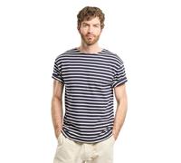 Armor Lux Marinière Homme Manches Courtes, DOËLAN, en Coton, Esprit Marin
