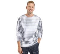 Armor Lux Marinière col Bateau en Coton épais LOCTUDY