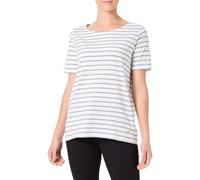 Armor Lux Marinière Manches Courtes et col Bateau en Coton léger Femme