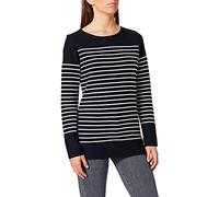 Armor Lux Marinière Rayures tressées Arzal - Coton léger Rich Navy/Blanc S