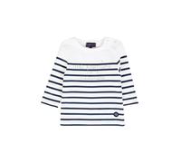 Armor Lux, Marinière ,T-shirt Mixte Bébé , Blanc, 3-6 Mois (Taille Fabricant: 6 Mois)