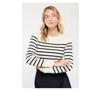 Armor-Lux - Paimpol - Pullover femme Milk / Rich Navy - S