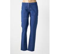 armor lux pantalons femme de couleur bleu 38