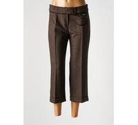 armor lux pantalons femme de couleur marron 40