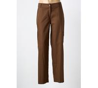 armor lux pantalons femme de couleur marron 42