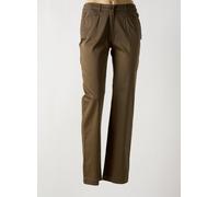 armor lux pantalons femme de couleur vert 38