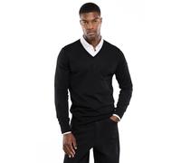 Armor-lux Pull Homme, NOYAL, en Laine Mérinos, Col V, Coupe Confort