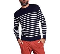 Armor Lux Pull Marin à Boutons en Laine mérinos GOULENEZ