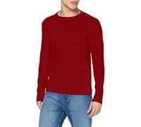 Armor Lux, Pull Marin "Goulenez" Homme, Rouge, Small (Taille Fabricant: S)