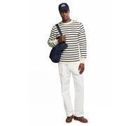 Armor Lux Pull Marin Homme, FOUESNANT, en Laine, Coupe Confort, Esprit Marin