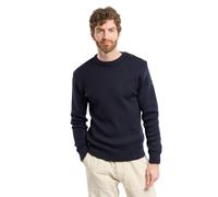 Armor Lux Pull Marin uni à Boutons en Laine GAVRINIS