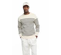 Armor Lux Pull Marin Homme, MOLÈNE, en Laine, Coupe Confort, Esprit Marin