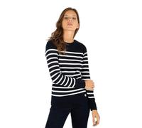 Armor Lux Pull Marin rayé Groix - Coton Rich Navy/Milk M