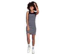 Armor Lux, Robe Debardeur "Belle-Ile" Femme, Multicolore (Bi8 Rich Navy/Blanc Bi8) , 44 (Taille fabricant: 4)