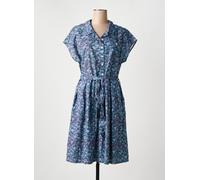 armor lux robes femme de couleur bleu