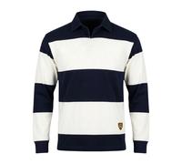 Armor-Lux - Sweat COL Polo Navire/Milk - Homme - Tops - Multicolore - Taille: L