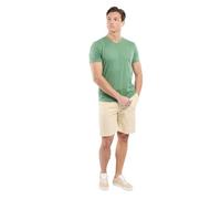 Armor-lux T-Shirt avec Poche Homme Manches Courtes, en Coton Bio, Col V