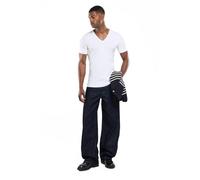 Armor Lux T-Shirt col V en Coton épais Bio