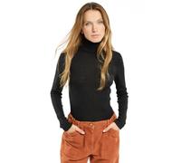 Armor Lux T-Shirt Manches Longues col roulé en Laine et Soie