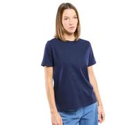 Armor-lux T-Shirt Ras de Cou Femme Manches Courtes, en Coton Bio, Coupe Ajustée