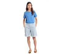 Armor-lux T-Shirt Ras de Cou Femme Manches Courtes, en Coton Bio, Coupe Ajustée
