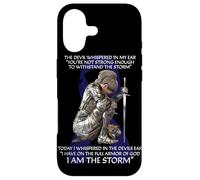 Armor of God Warrior Téléphone de Sensibilisation au Cancer du côlon chrétien Coque pour iPhone 17