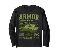 Armor of US Military M1 Abrams Char de Combat 19 carats Manche Longue