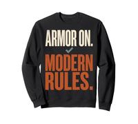 Armor on Modern Rules Medieval Combat Sport Humor Sweatshirt