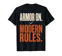 Armor on Modern Rules Medieval Combat Sport Humor T-Shirt