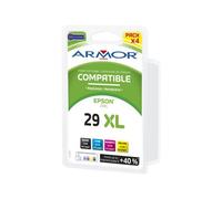 Armor - Pack de 4 - noir, jaune, cyan, magenta - cartouche d'encre (équivalent à : Epson 29XL ) - pour Epson Expression Home XP-235, XP-332, XP-335, XP-432, XP-435