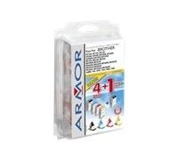 Armor - Pack de 4 - noir, jaune, cyan, magenta - compatible - cartouche d'encre (alternative pour : Brother LC1000BK, Brother LC1000C, Brother LC1000m, Brother LC1000Y, Brother LC970BK, Brother LC970C