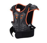 Armor Qtrees Gilet de protection enfant pour moto/dirtbike/motocross/ski/snowboard, Orange, s