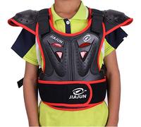 Armor Qtrees Gilet de protection enfant pour moto/dirtbike/motocross/ski/snowboard, Rouge, s
