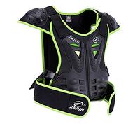 Armor Qtrees Gilet de protection enfant pour moto/dirtbike/motocross/ski/snowboard, Vert, m