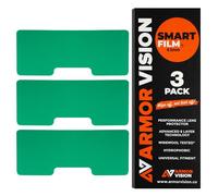 Armor Vision Lot de 3 Protections d'écran intelligentes pour Lunettes de 62 mm - Hydrophobe, résistant aux Rayures et Ajustement Universel - Technologie avancée à 6 Couches