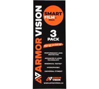 Armor Vision Smartfilm Film détachable 62mm - Paquet de 3, transparent
