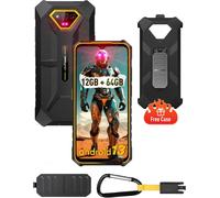 Armor X13 12Go+64Go Telephones Portable Incassable, Android 13, 50Mp+24Mp Nocturne Vision, 8-Core, 6,52"" Hd+, 6320Mah, Antichoc Étanche Smartphone 4G Dual Nano Sim/3-Slots/Nfc/Ip68/69K- Orange