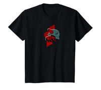 Armored Core VI Fires of Rubicon G6 Red T-Shirt, Enfant, Noir, 8 Ans
