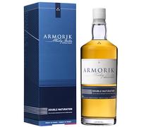 ARMORIK - Double Maturation BIO - Whisky Single Malt - Origine : France/Bretagne - Notes d'agrumes & Caramel au beurre salé - Vieilli en fût de chêne - 46 % Alcool - 70 cl