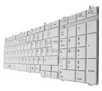 ARMORMICRO Clavier pour Toshiba Satellite (Pro) C650 (Pro) C650D (Pro) C655 (Pro) C655D - Français AZERTY (Blanc)