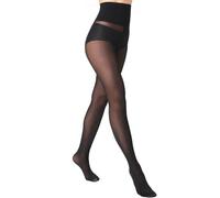 ARMOROSE Collants indestructibles taille haute gainant pour femme, collants résistants aux déchirures, entrejambe en T semi-transparent 40D, noir, XX-Large