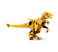 Armorsaurs Armor-Up : Blaze Le Raptor Jaune - Figurine articulée avec 7 pièces d'armure Amovibles et mâchoire activée par la Queue, dès 6 Ans
