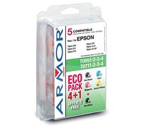 Armour Ink-jet pour Epson Stylus D78 cartouche d'encre pour imprimantes à jet d'encre (lot de 4 + 1)