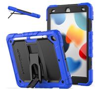 ArmourSHIELD - Coque intégrale résistante aux chocs pour Apple iPad 10,2" 2021/2020/2019 [9e/8e/7e génération] - Coque intégrale résistante aux chocs avec support pliable, protecteur d'écran et
