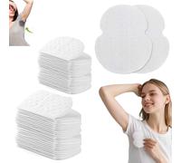 Armpit Sweat Pads, 2025 New Ultra-Thin Disposable Underarm Sweat Pads, UnderarmSweat Pad for Women and Men, Keep Underarm Dry All Day, Odour Free & Ultrathin & Invisible, Summer Must-Haves (100Pcs)